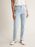 Pantalon Cargo Raye - Bleu Moyen Raye - Femme