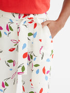 Pantalón Mathis - Blanco Medio Estampado 3 - Mujer