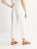 Pantalón Structure - Blanco Gris Medio - Mujer