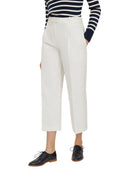Pantalon Structure - Blanc Moyen Grise - Femme