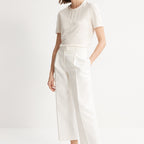 Pantalón Structure - Blanco Gris Medio - Mujer