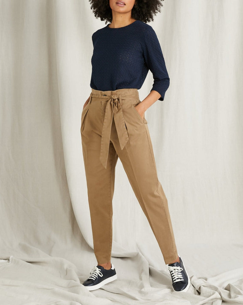 Carrot Cotton C - Liso Beige Claro - Mujer
