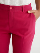 Cyrillus - Pantalon  Fushia - Rose Vif Uni - Femme