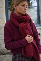 Ellie scarf Burgundy