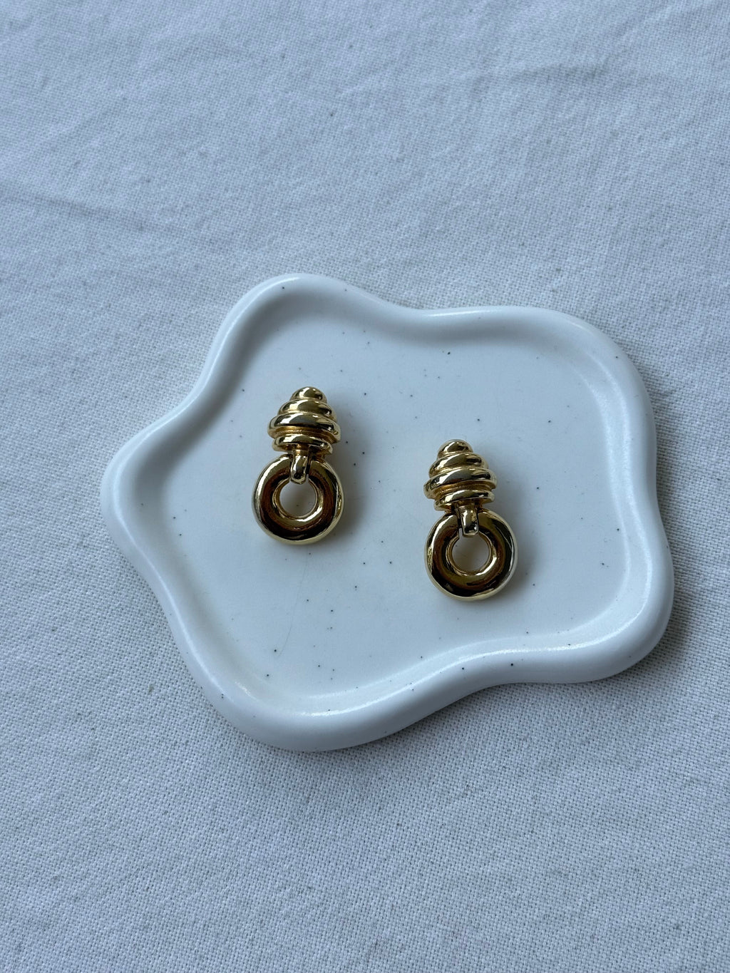 Pendientes Vintage - Colgantes Dorados