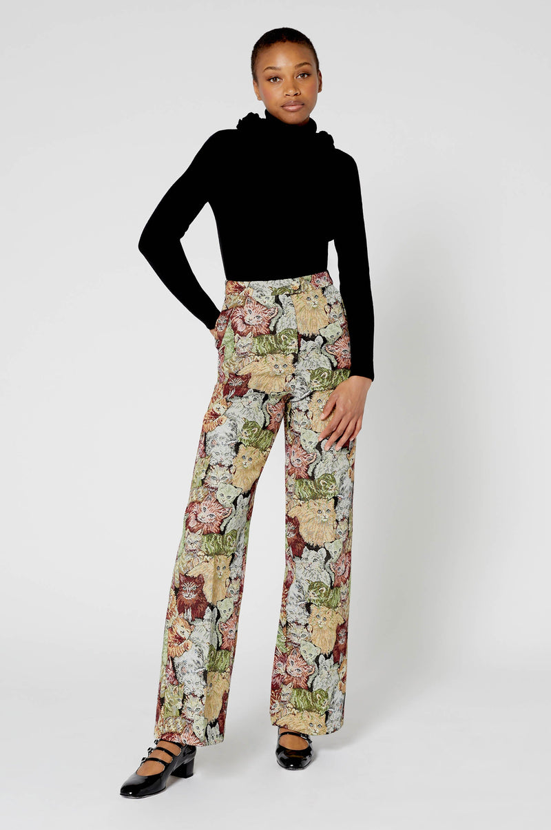 Pantalon Cat'S Love Wallpaper - Print