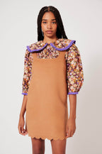 Gabardine Dress - Camel