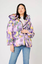 Natacha Birds Down Jacket - Pastel Floral