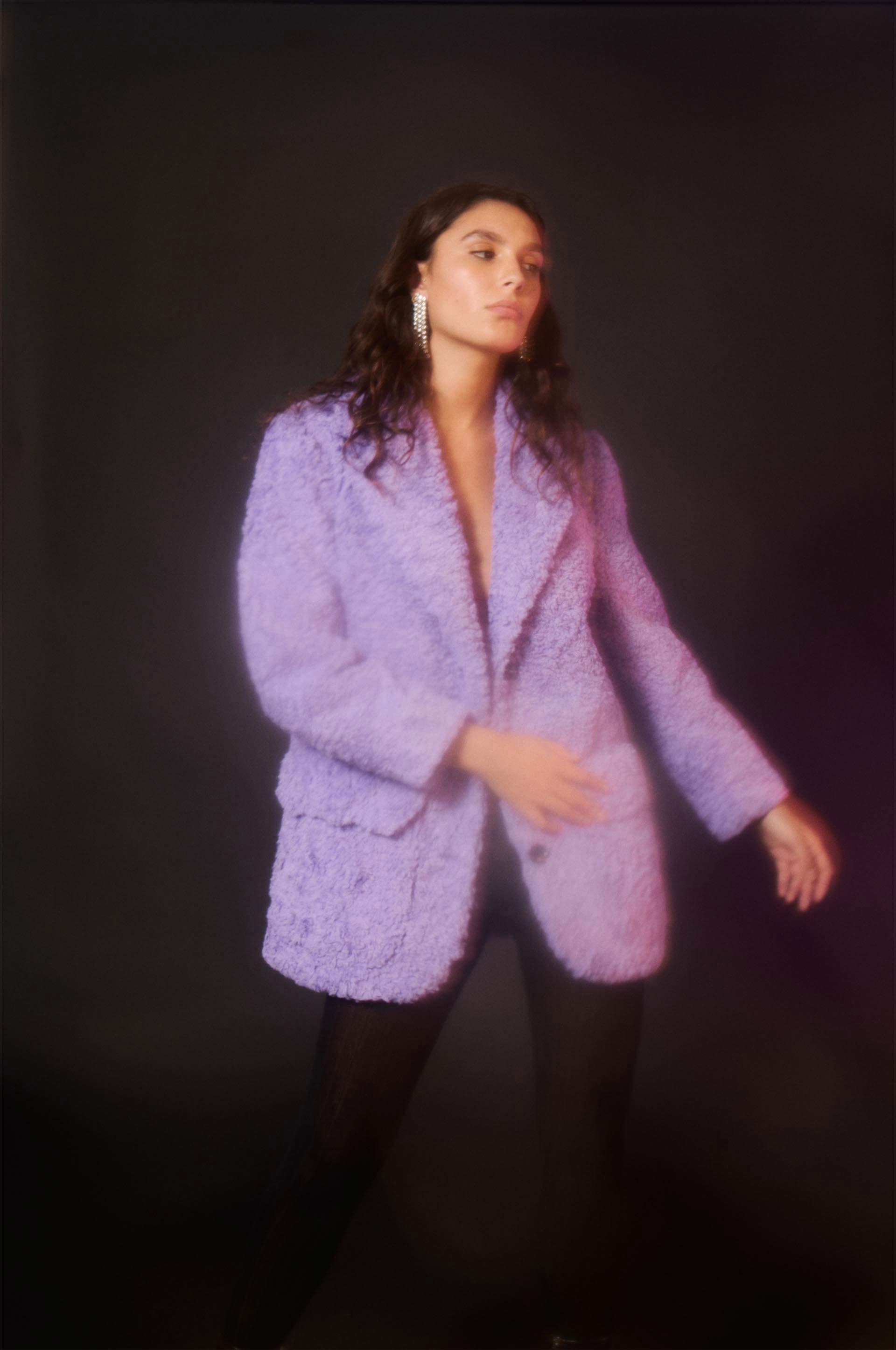Blazer Sheep Chic - Purple