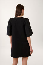 Vestido Corto Coquillage - Negro
