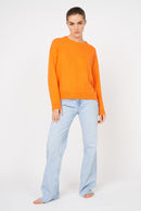 Pull Mapoupette - 100% Cachemire - Tangerine