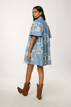 Rosette Babydoll Dress