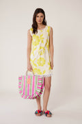 Fringed Seaside Dress - Yellow