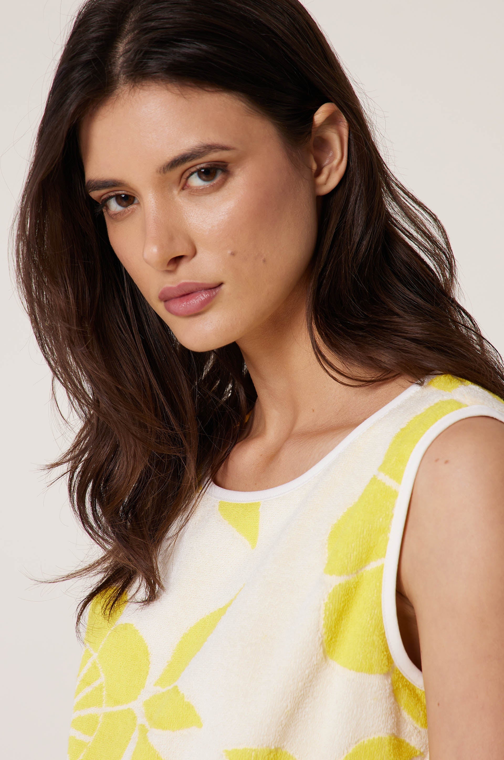 Fringed Seaside Dress - Yellow