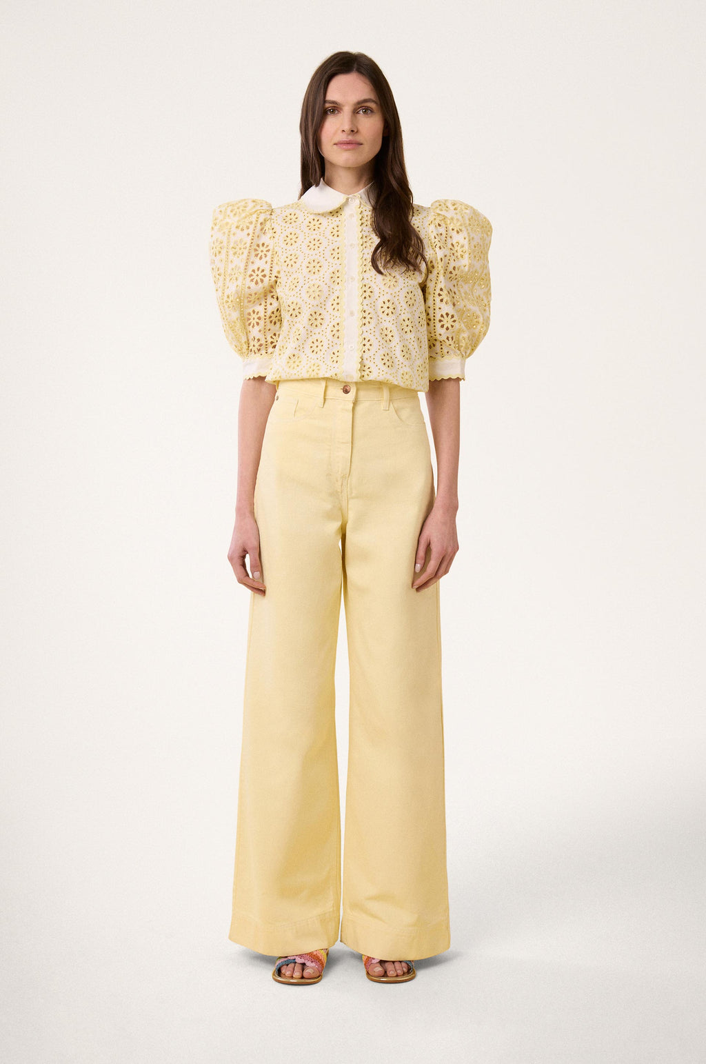 Jean Évasé Denim - Vanille