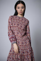 Bohemian Hindi Smocked Dress