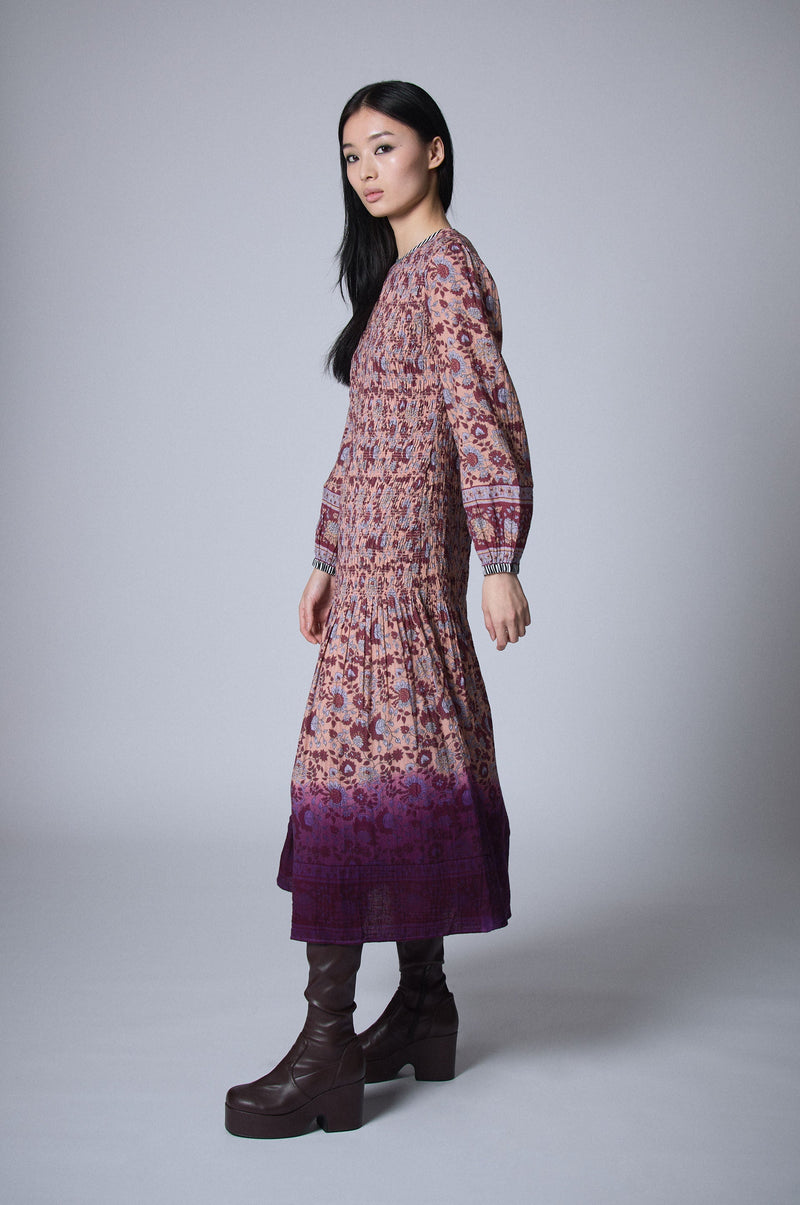 Robe À Smocks Bohemian Hindi