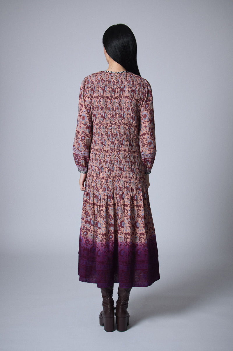 Robe À Smocks Bohemian Hindi