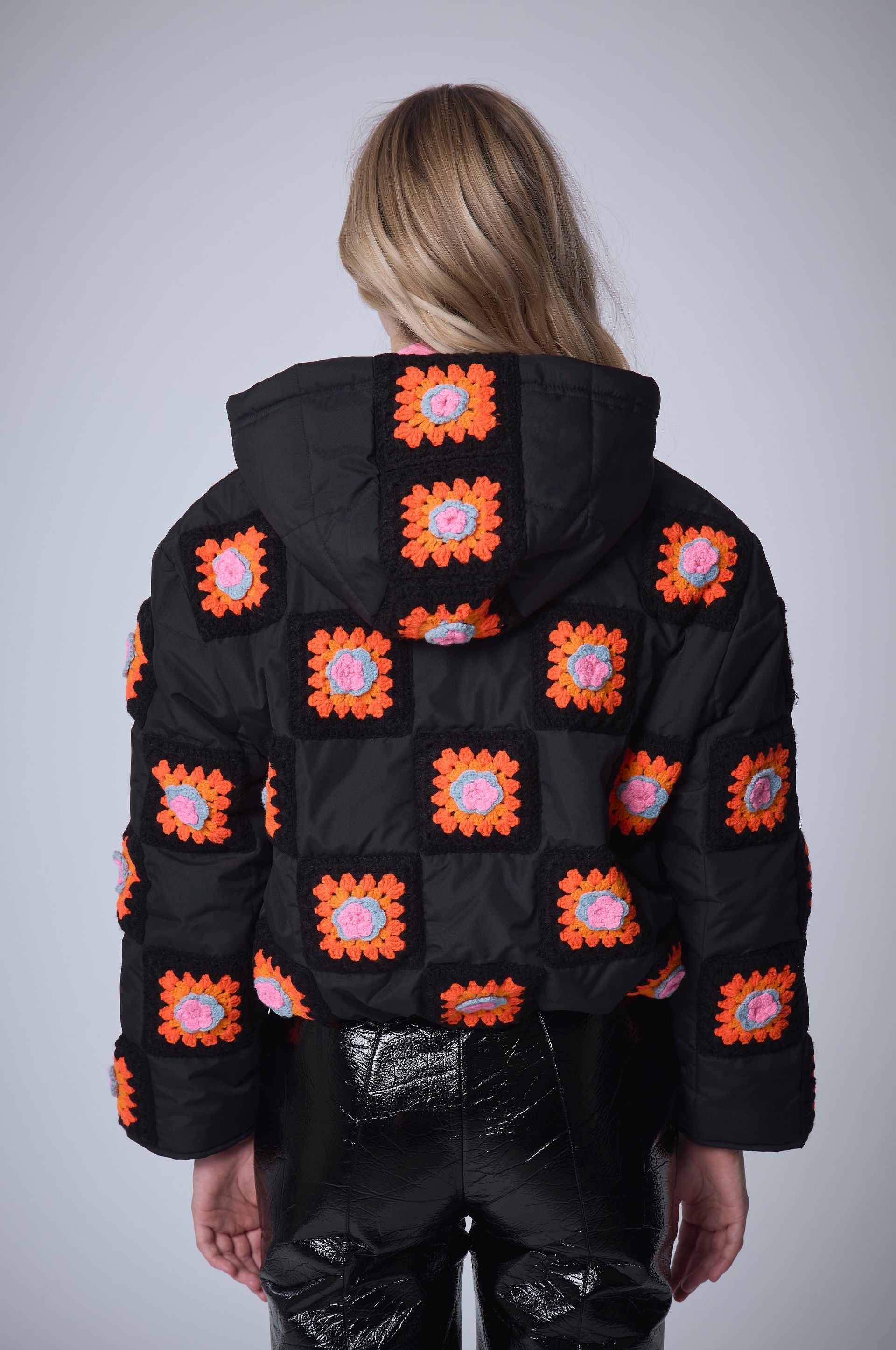 Crochet Puffer Jacket