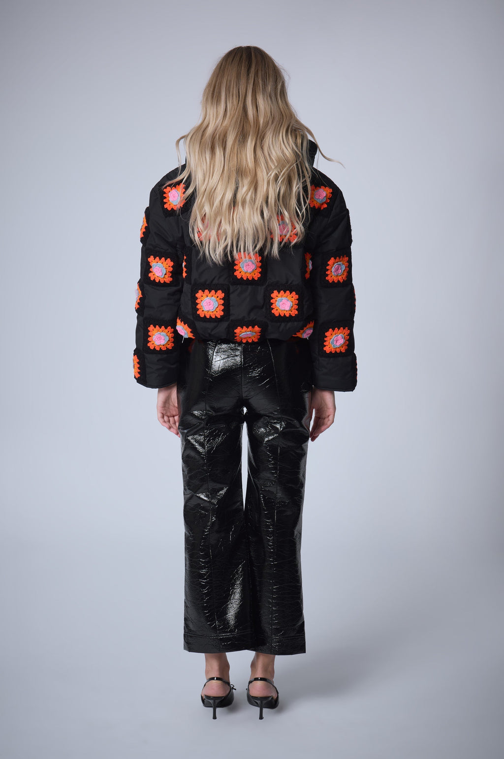 Crochet Puffer Jacket