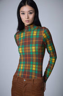 Top Grunge Basic - Tartan