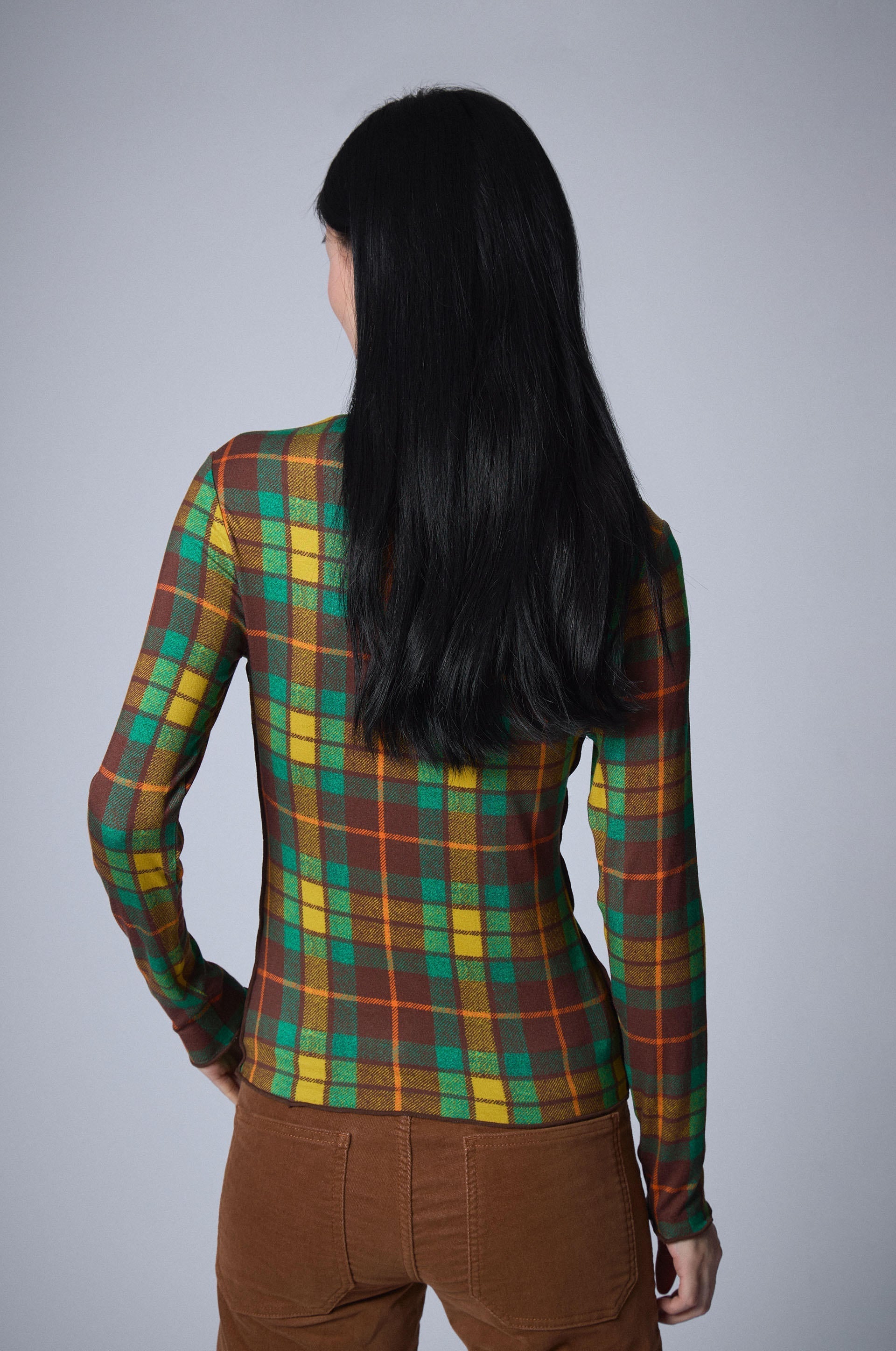 Top Grunge Basic - Tartan