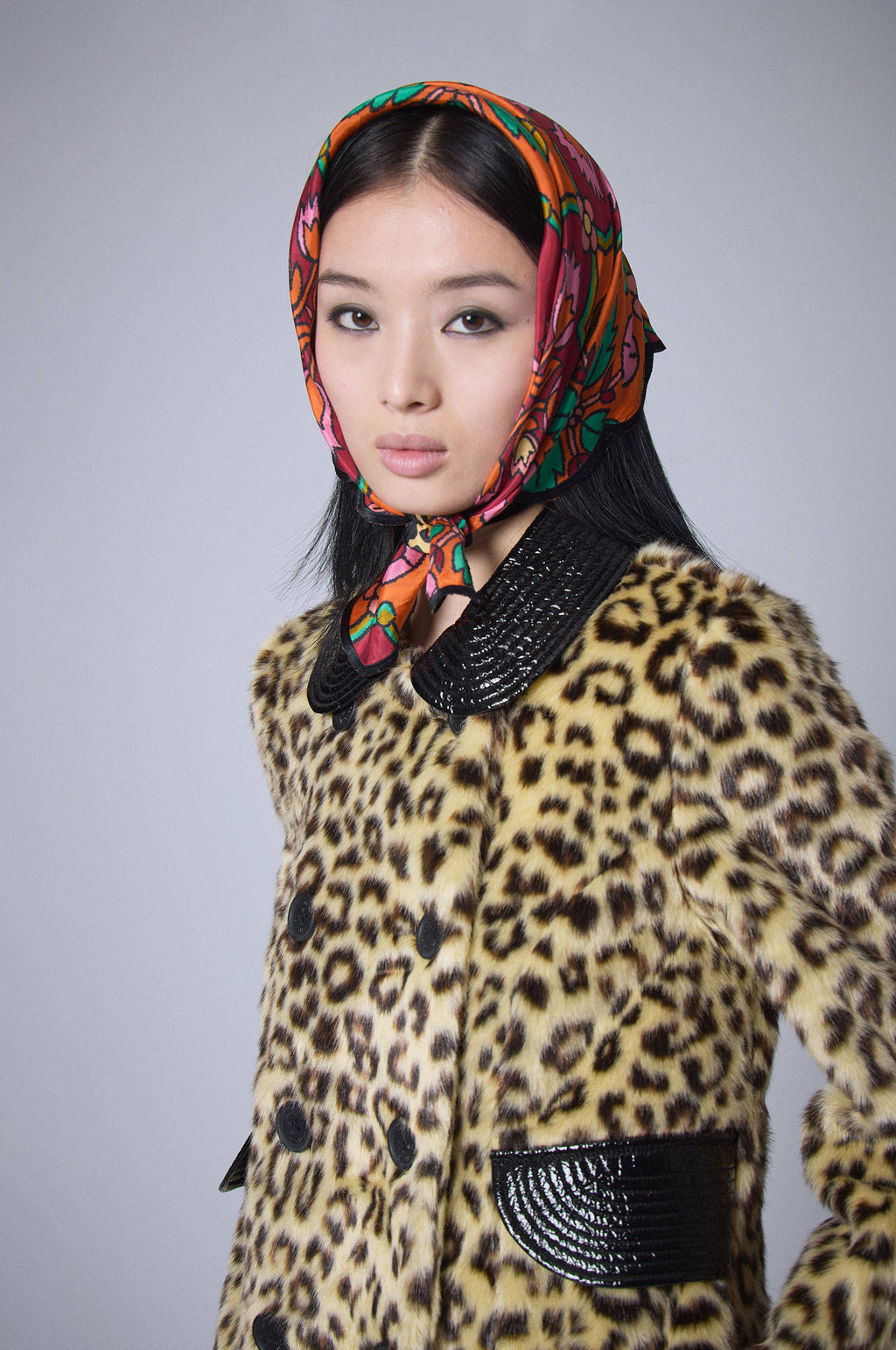Faux Fur Coat - Leopard