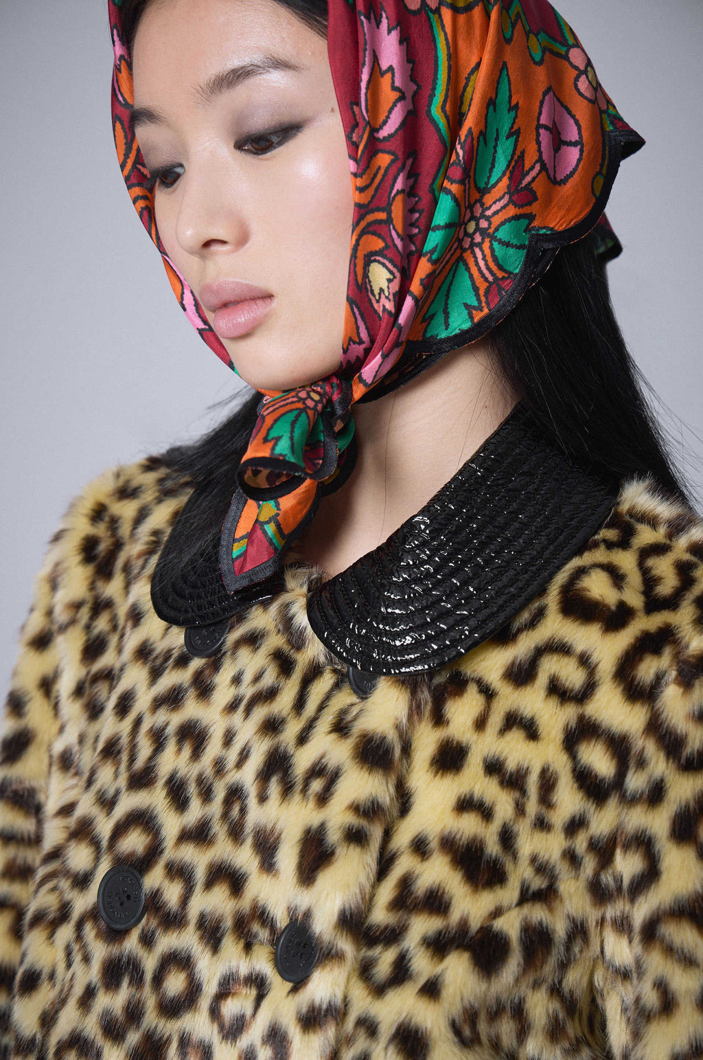 Faux Fur Coat - Leopard