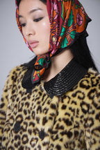 Faux Fur Coat - Leopard