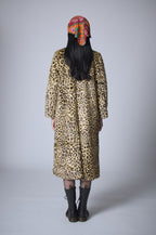 Faux Fur Coat - Leopard