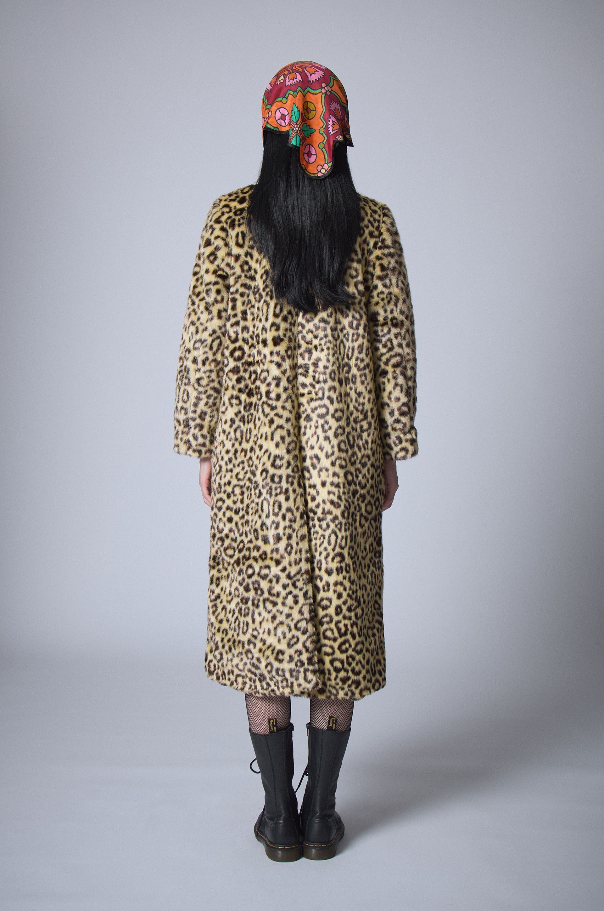 Faux Fur Coat - Leopard