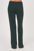 Pantalon Pollie - 100% Cachemire - Basilic