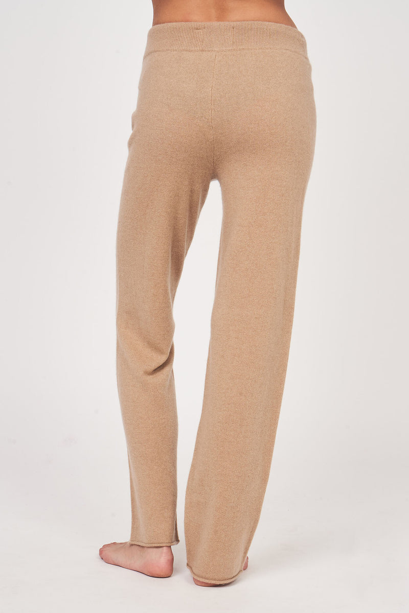 Pantalon Pollie - 100% Cachemire - Camel