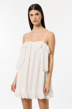 Vestido Bordado Inglés - Blanco