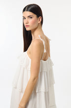 Vestido Bordado Inglés - Blanco