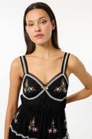 Robe À Bretelles Bloom Tulle