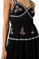 Robe À Bretelles Bloom Tulle