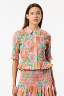Chemise À Smocks Cotton Blossom