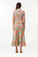 Chemise À Smocks Cotton Blossom