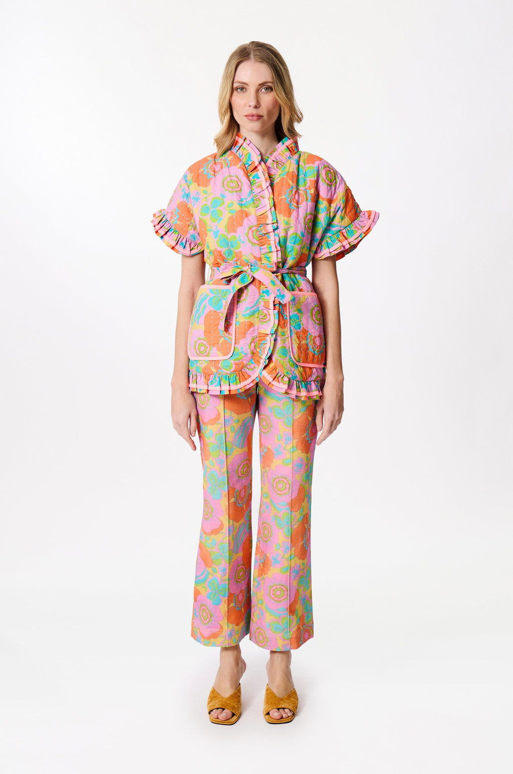 Pantalon Denim 2000 - Flowers
