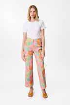 Pantalon Denim 2000 - Flowers