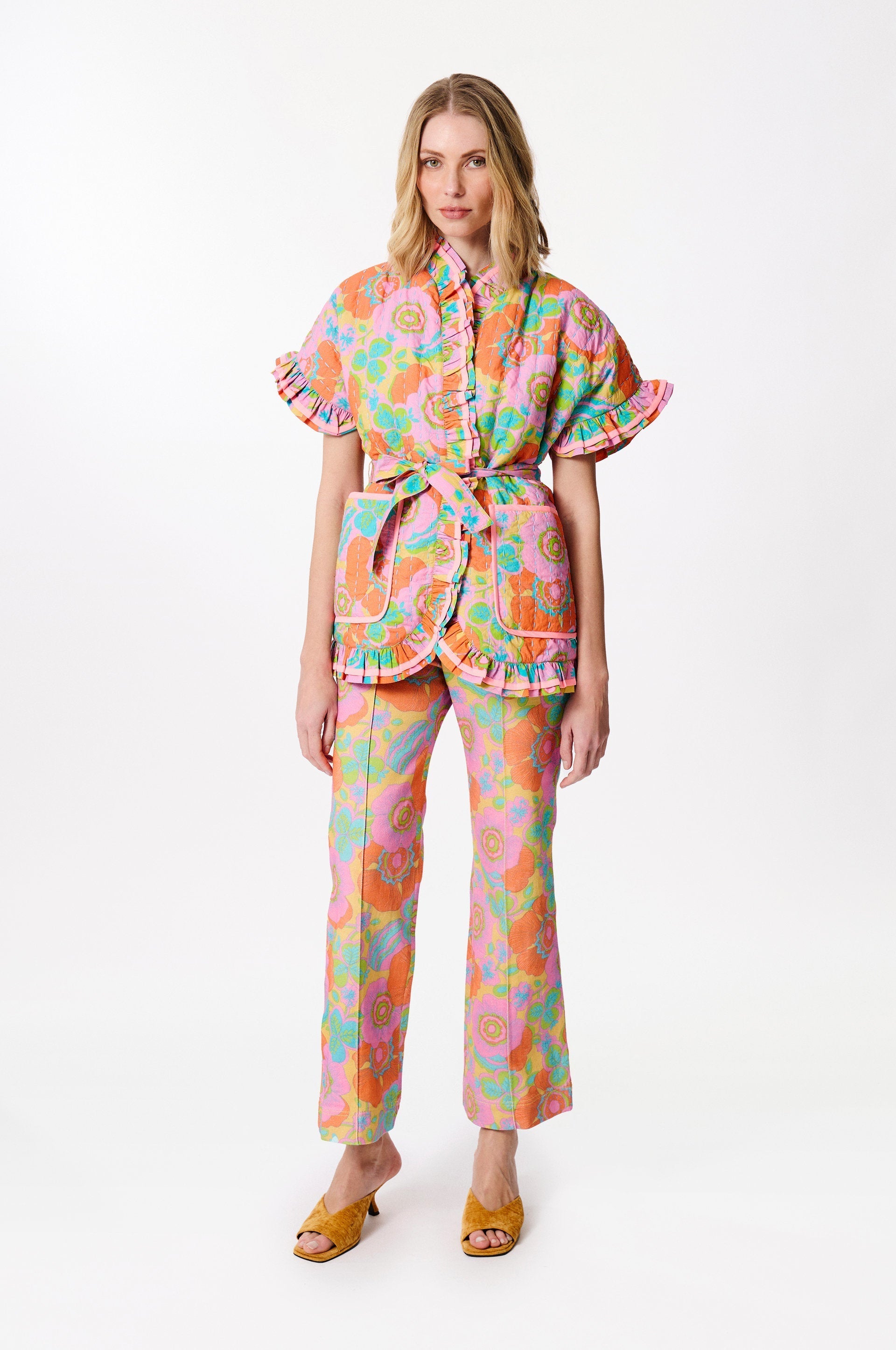Pantalon Denim 2000 - Flowers