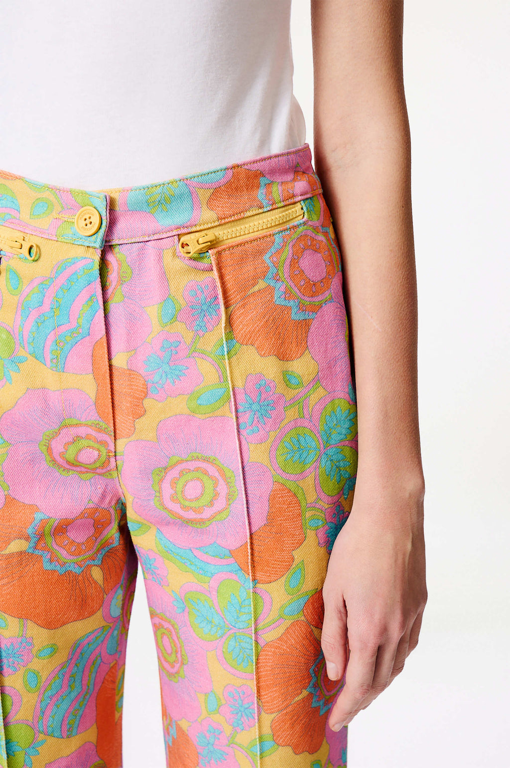 Pantalon Denim 2000 - Flowers