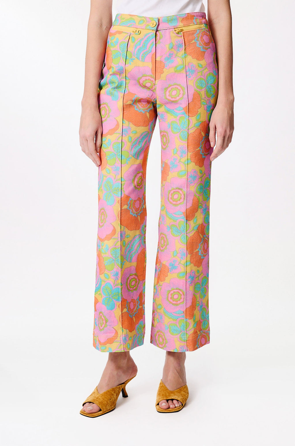 Pantalon Denim 2000 - Flowers