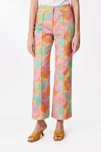Pantalon Denim 2000 - Flowers
