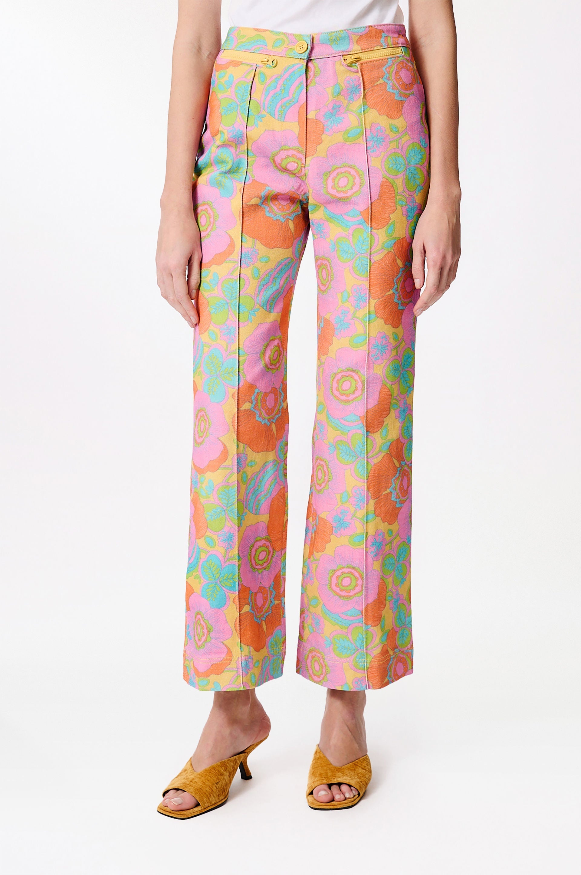 Pantalon Denim 2000 - Flowers