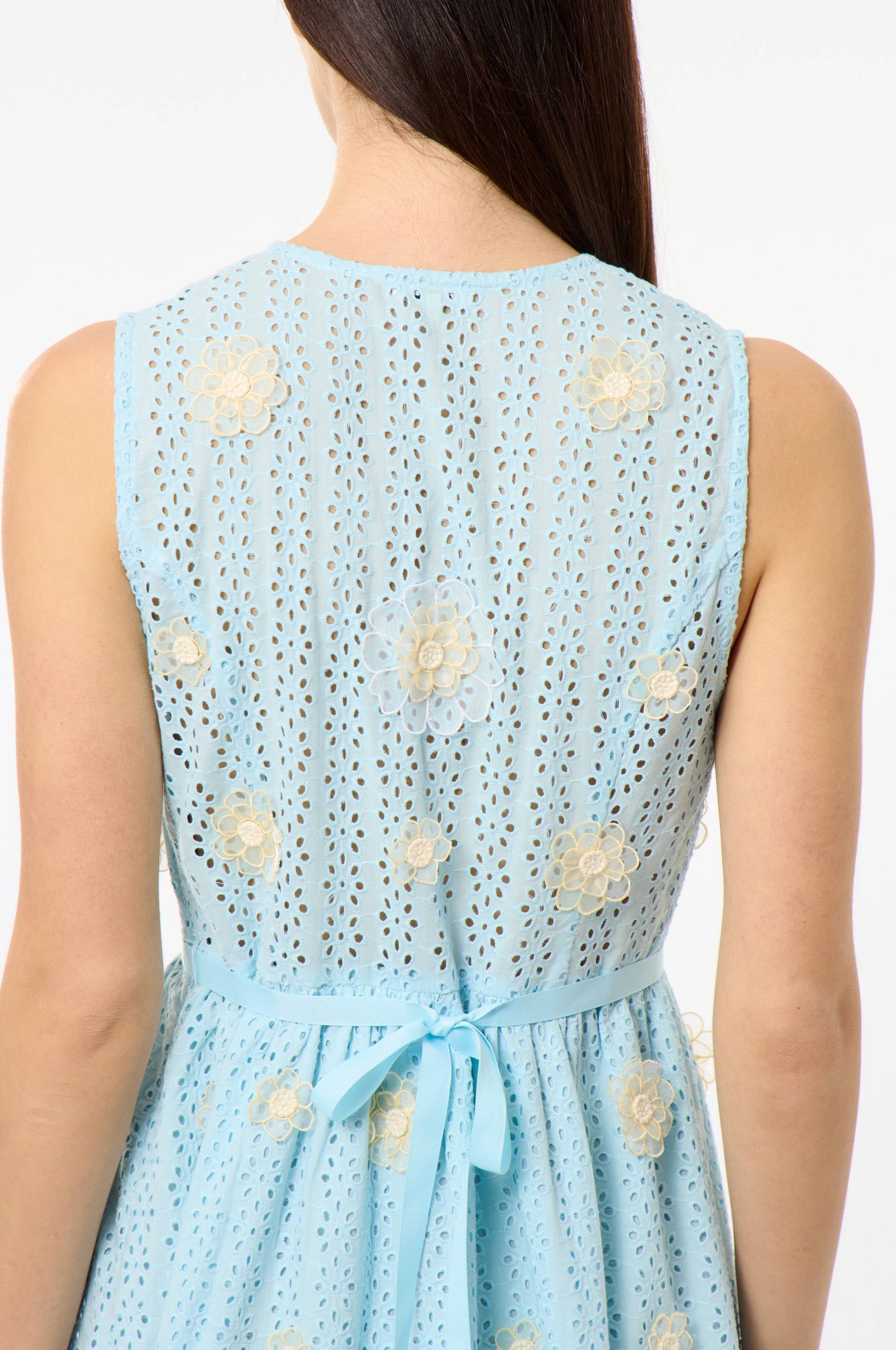 Garden Party Long Dress - Sky