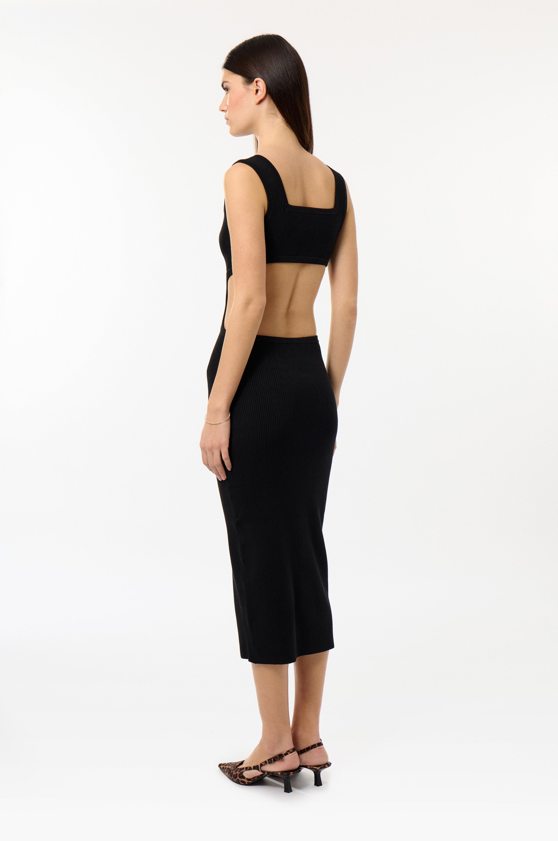 Vestido Largo Summer Petite Cote - Negro