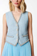 Gilet Tweed Chic