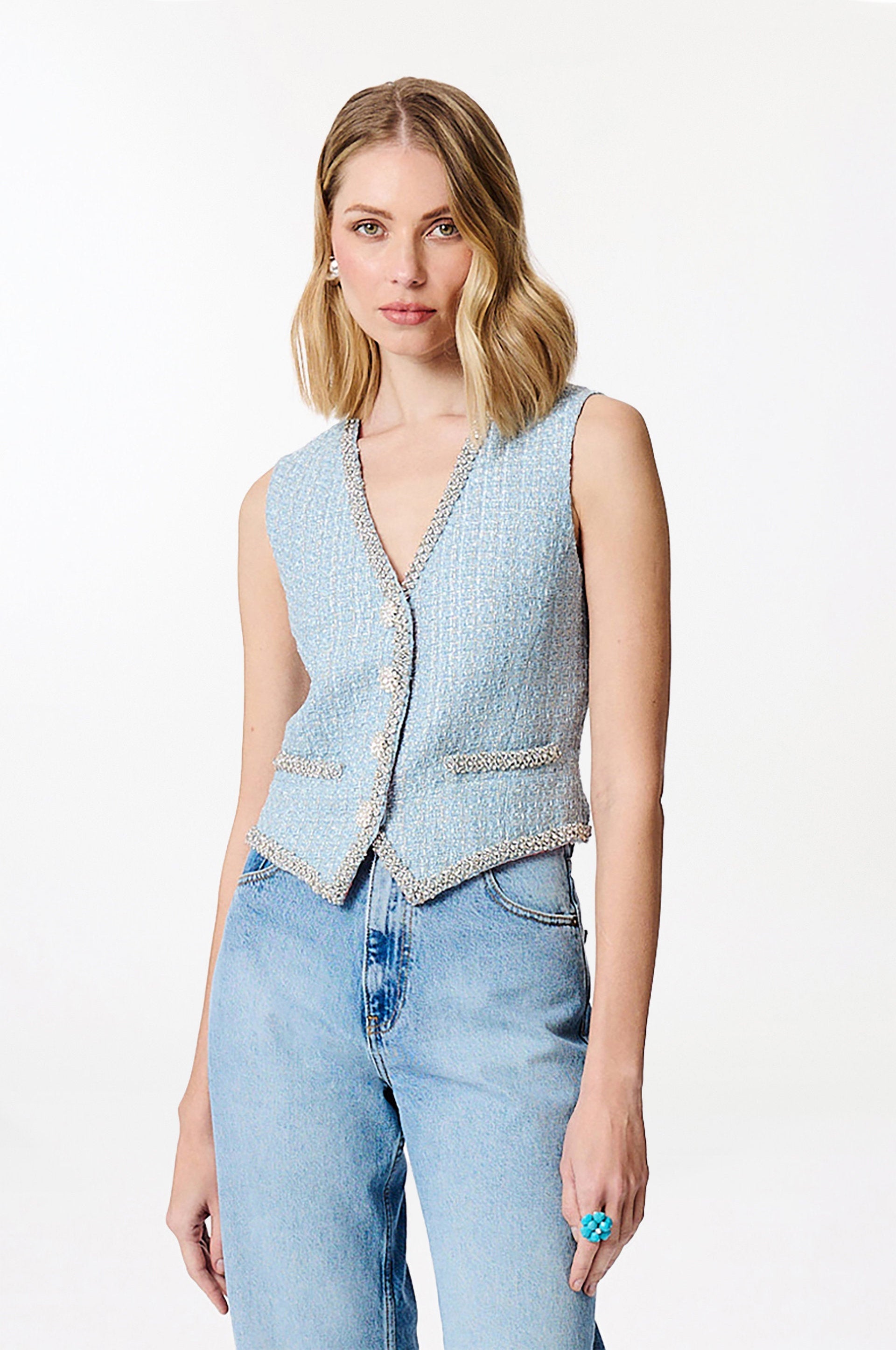 Tweed Chic Waistcoat